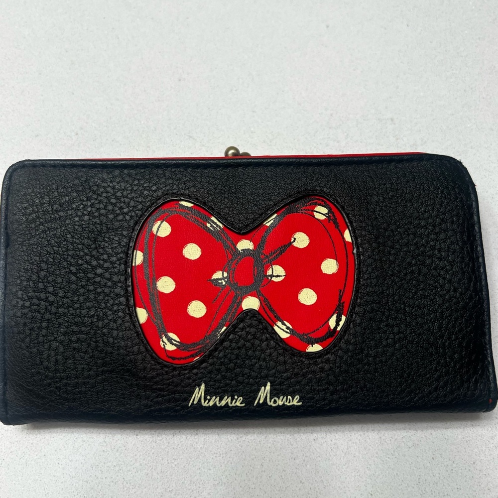 Black and Red Wallet Minnie Mouse Wallet